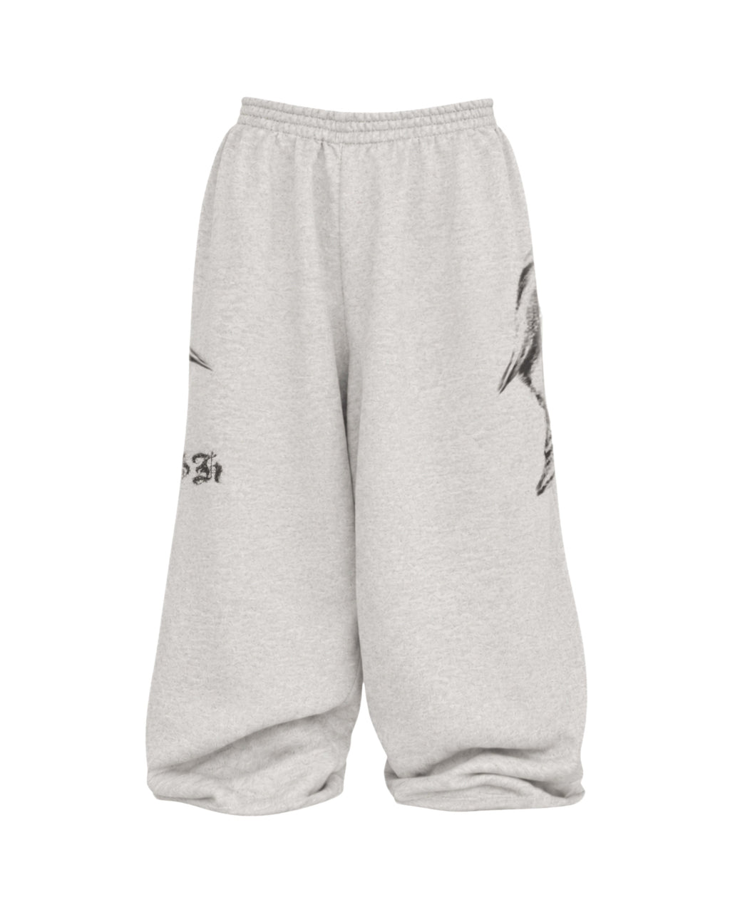 grey take-off sweatpants